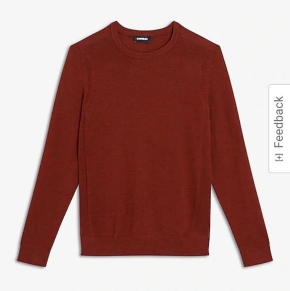 Express Merino Wool Crew Neck Sweater - Picture 1 of 6